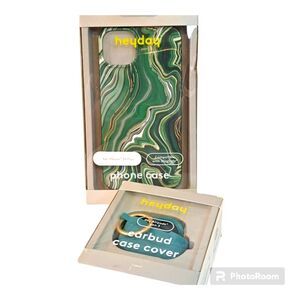 HEYDAY FOR IPHONE 14 PLUS PHONE CASE BUNDLE EARBUD CASE COVER NWT *Host Pick*